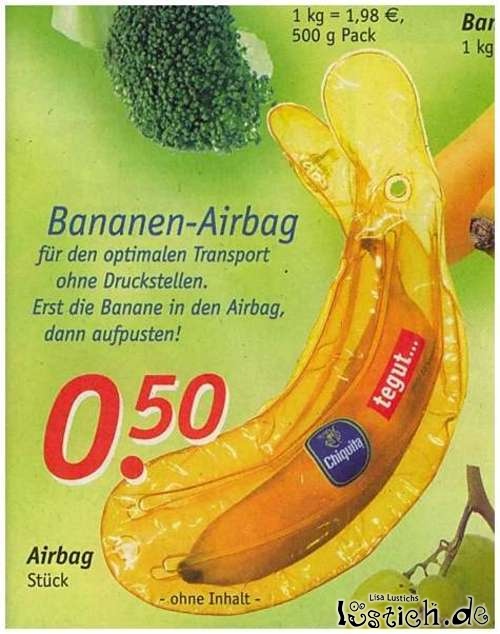 Bananen-Airbag Bananen-Airbag