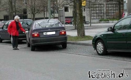 Oma parkt Oma parkt