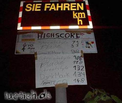 Highscoreliste Highscoreliste