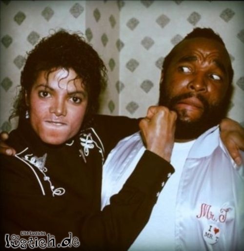Michael Jackson haut Mr. T