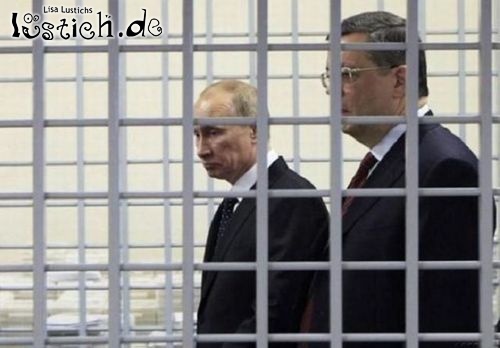 Putin hinter Gittern