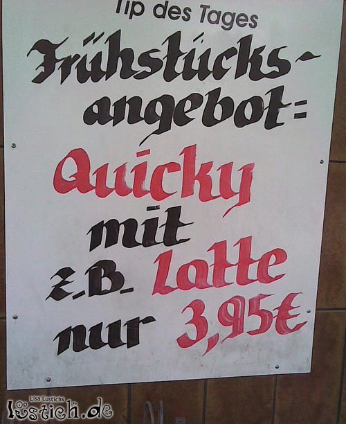Quicky Am Morgen Quicky Am Morgen