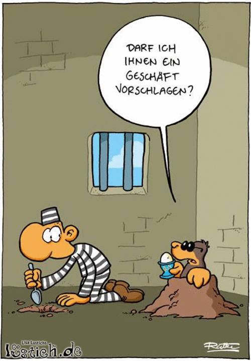 Deals im Gefängnis Bild lustich.de