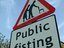 Public fisting